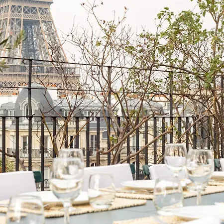Beautiful Overlooking The Turn Eiffel Paris